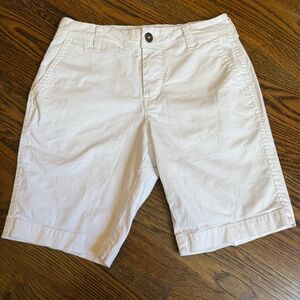 Men's Aeropostale White Chino Shorts Sz 27